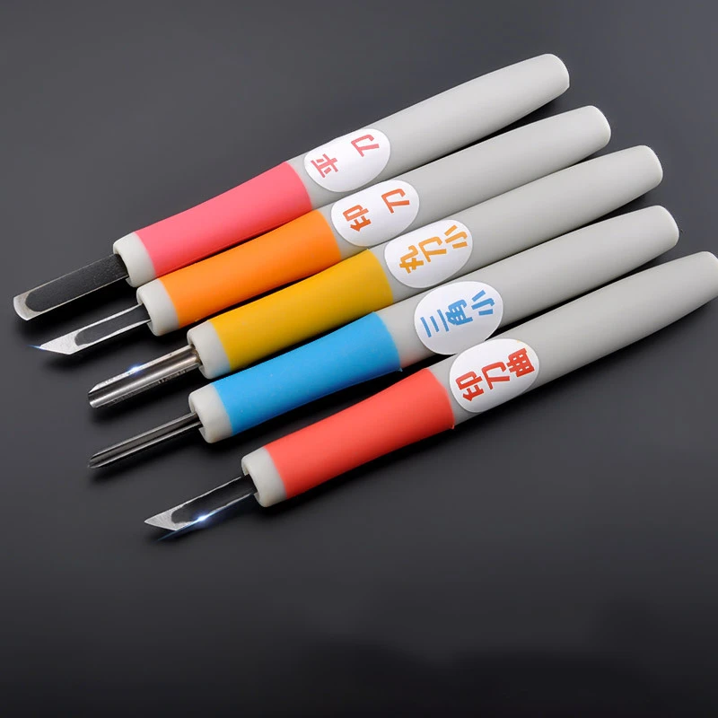 5pc Set Japanese Rubber Stamp Engraving Knife Pen Wood Fruit Crafts Carving Photo Paper Sculpture Tool Office School Supply
5pc Set Japanese Rubber Stamp Engraving Knife Pen Wood Fruit Crafts Carving Photo Paper Sculpture Tool Office School Supply