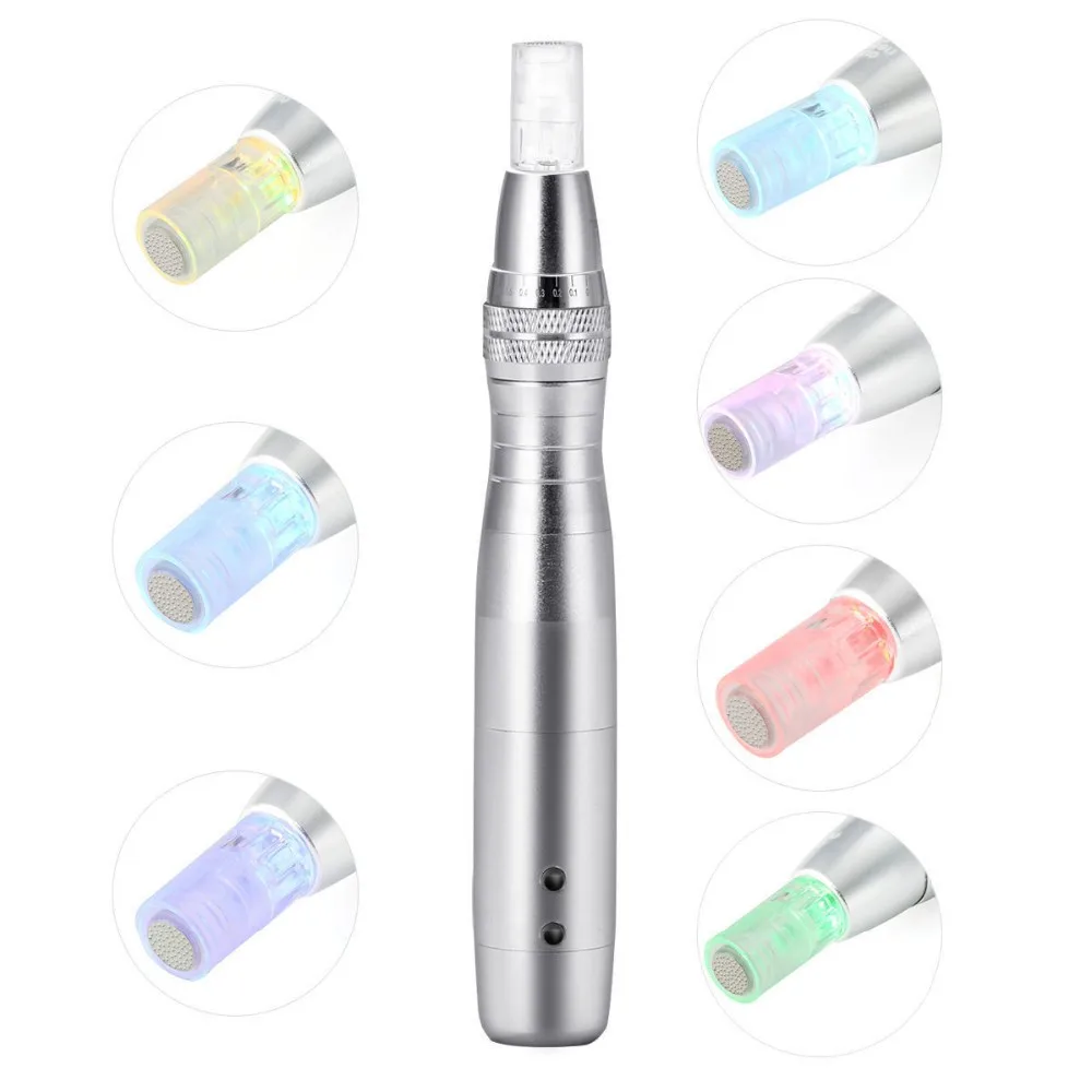 Newest 7 color BB cream pen microneedling LED Photon Electric Rechargeable micro needling pen therapy skin care beauty
Newest 7 color BB cream pen microneedling LED Photon Electric Rechargeable micro needling pen therapy skin care beauty