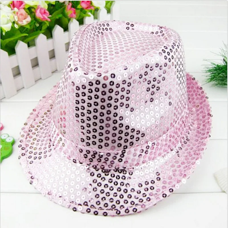 Fashion Adult Child Unisex Sequins Hat Dance Show Party Jazz Hat Cap Show Stage props Caps Fedoras with white gloves Christmas
Fashion Adult Child Unisex Sequins Hat Dance Show Party Jazz Hat Cap Show Stage props Caps Fedoras with white gloves Christmas