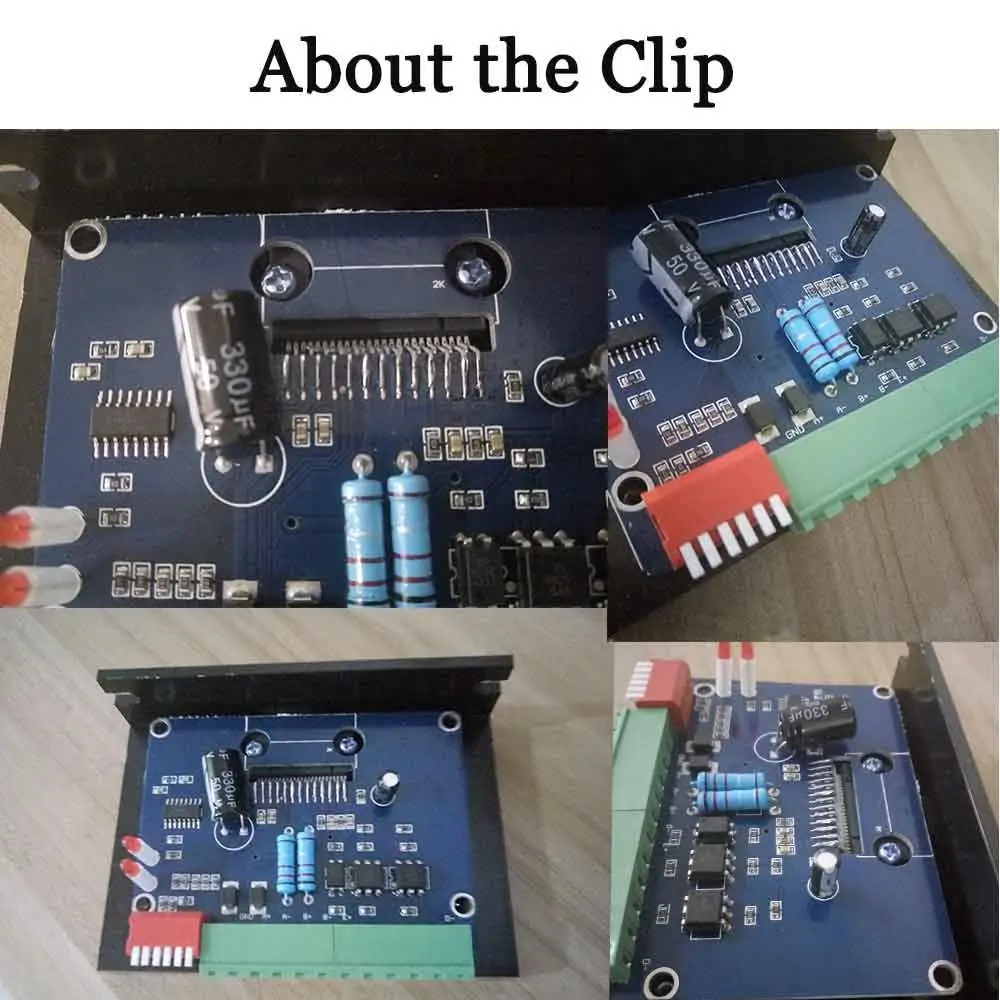 

CNC controller Single Axis TB6600 0.2-5A Two Phase Hybrid Stepper Motor Driver nema 17/23 Controller DC12-48V Drive 34 42 57 76