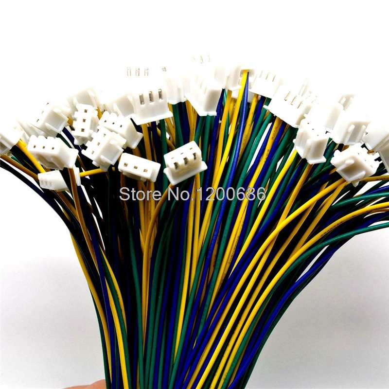 24AWG 3PIN XH2.54 соединитель 20 см жгут проводов XH 2 54 мм 4P 24 AWGConnector Plug с проводами