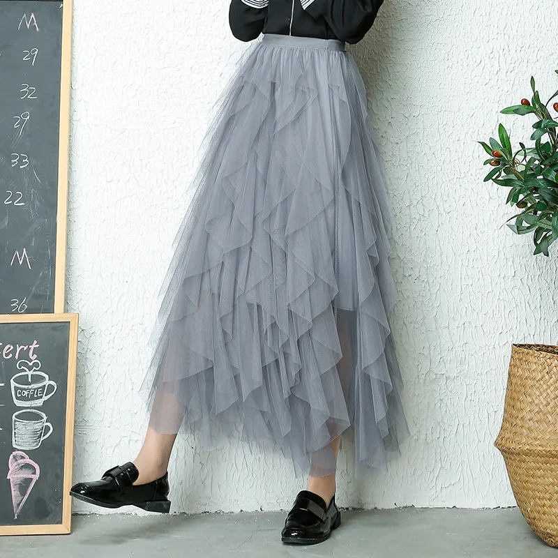 2021 Summer New Arrival Korean Tulle Skirt Fairy Irregular Skirt Sweet Long Skirts For Women 4 Colors Available Free Shipping
2021 Summer New Arrival Korean Tulle Skirt Fairy Irregular Skirt Sweet Long Skirts For Women 4 Colors Available Free Shipping