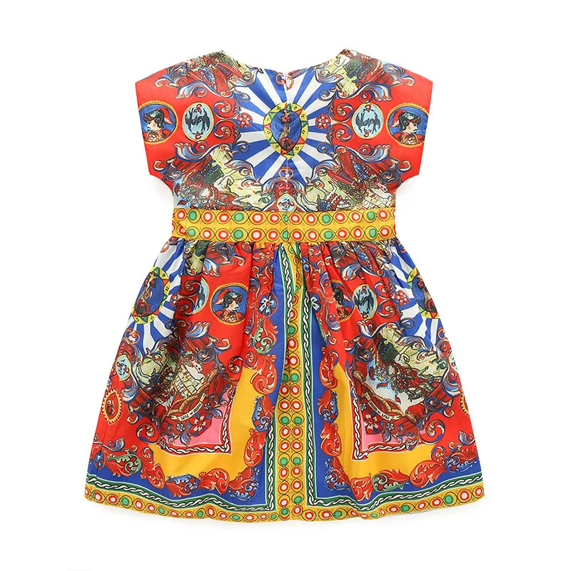 2018 Summer Girl Kids Colorful Patchwork Dress Cotton Princess Pleated Dress for Baby Girls Dress Clothes 
2018 Summer Girl Kids Colorful Patchwork Dress Cotton Princess Pleated Dress for Baby Girls Dress Clothes