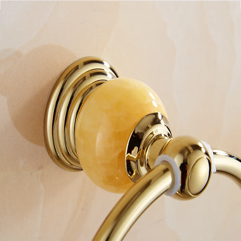 Free shipping European style jade gold towel ring wall mounted bathroom accessories
Free shipping European style jade gold towel ring wall mounted bathroom accessories