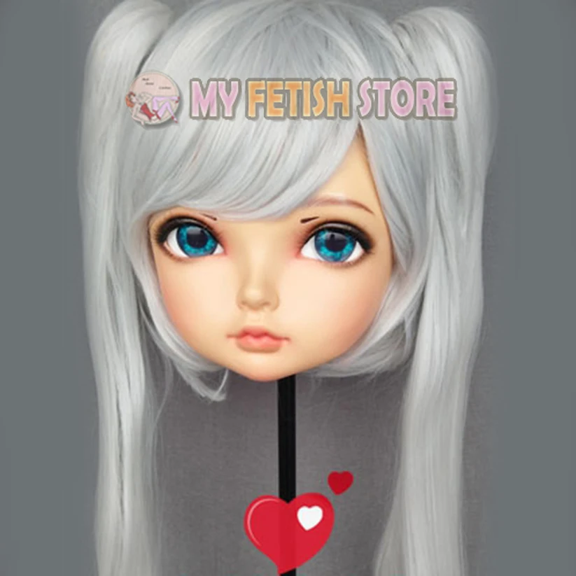 (Tao-01)Sweet Girl Resin Half Head Kigurumi BJD Eyes Crossdress Cosplay Japanese Female Anime Role Lolita Mask With Eyes And Wig
(Tao-01)Sweet Girl Resin Half Head Kigurumi BJD Eyes Crossdress Cosplay Japanese Female Anime Role Lolita Mask With Eyes And Wig