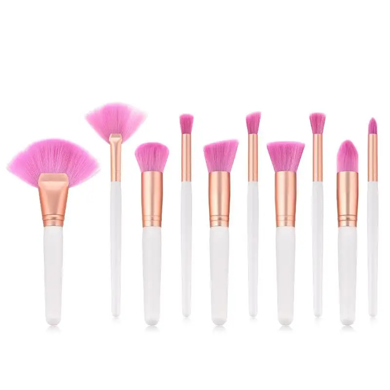 10pcs Makeup Brushes Set Powder Blush Eye White Handle Make Up Brush Complete Professional Makeup Cosmetics
10pcs Makeup Brushes Set Powder Blush Eye White Handle Make Up Brush Complete Professional Makeup Cosmetics