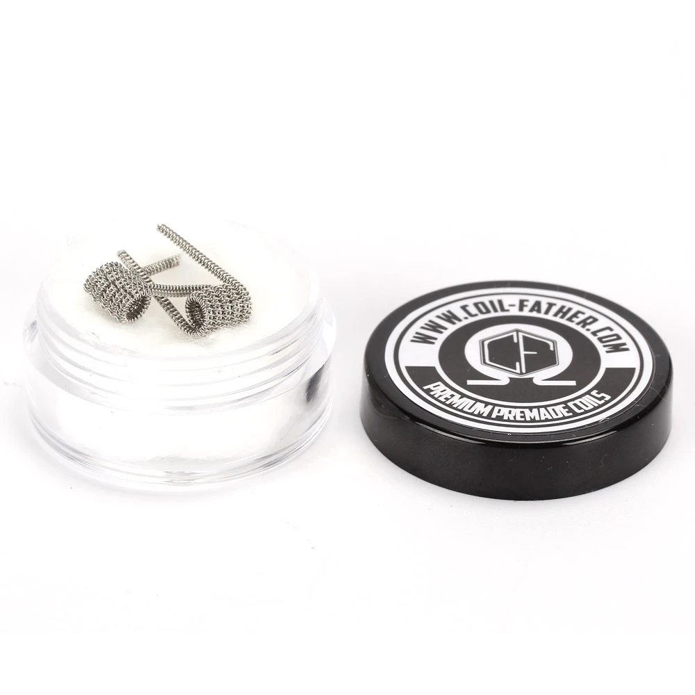Coil Father Premium Vape Coils & Cotton Mini Kit Alien Fused Clapton Wire SS316 Dragon Skin Frame Staple For DIY Vape Atomizer
Coil Father Premium Vape Coils & Cotton Mini Kit Alien Fused Clapton Wire SS316 Dragon Skin Frame Staple For DIY Vape Atomizer