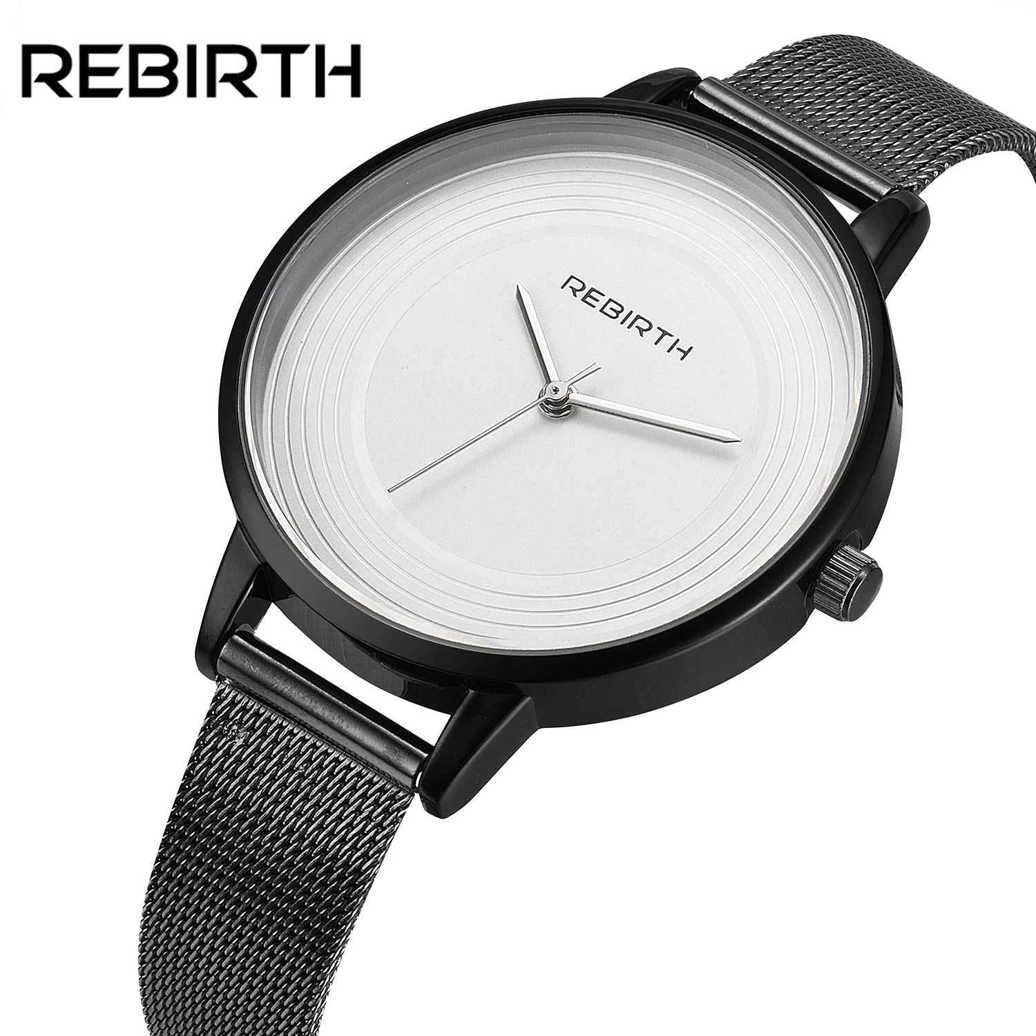 2018 REBIRTH бизнес черная сетчатая группа женщин смотреть водонепроницаемые женские