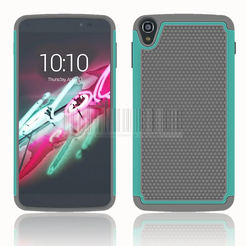 Прочный ударопрочный резиновый ЖЕСТКИЙ чехол для Alcatel One Touch Idol 3 5 дюйма 6045 6045Y K