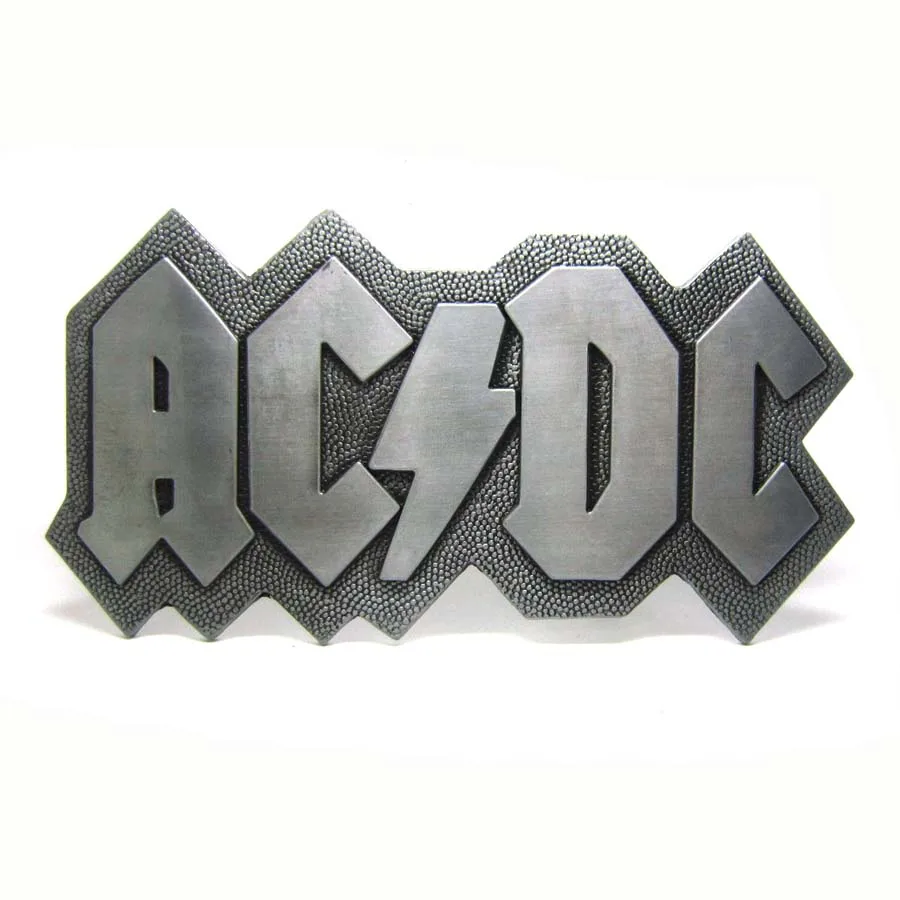 Рельефная металлическая музыкальная Пряжка ACDC для рок|belt buckle|music belt bucklemusic |