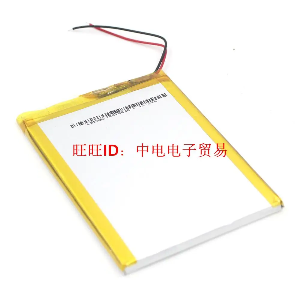 3,7 V полимерная литиевая батарея 4400mah527489 508090 Высокая емкость специальный планшетный ПК аккумулятор
3,7 V полимерная литиевая батарея 4400mah527489 508090 Высокая емкость специальный планшетный ПК аккумулятор