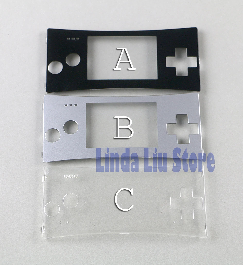 ChengChengDianWan silver black transparent Bulk Repair Front Shell Faceplate Case Cover Front Panel for Gameboy Micro GBM
ChengChengDianWan silver black transparent Bulk Repair Front Shell Faceplate Case Cover Front Panel for Gameboy Micro GBM