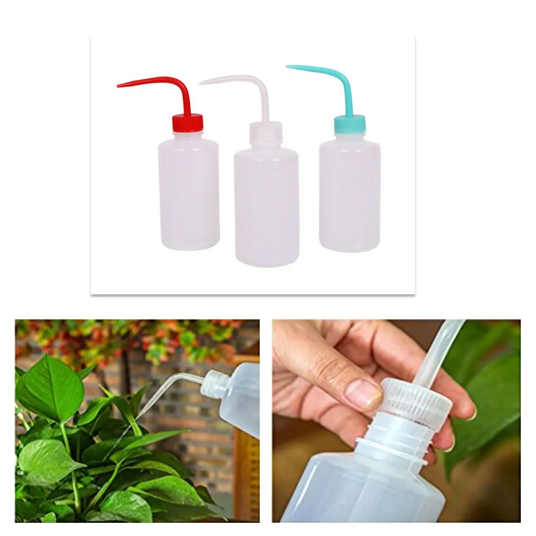 

Succulents Plant Flower Watering Can 150ml/ 250ml/ 500ml/ 1000ml Water Beak Pouring Kettle Tool Squeeze Bottles With Long Nozzl