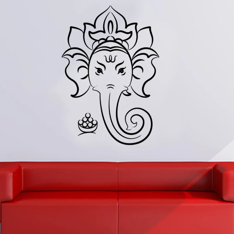 Sacred Ganesha Hindu God Wall Sticker Home Decor Wall Art Murals Removable Vinyl Wall Decals Living Room Bedroom Decoration
Sacred Ganesha Hindu God Wall Sticker Home Decor Wall Art Murals Removable Vinyl Wall Decals Living Room Bedroom Decoration