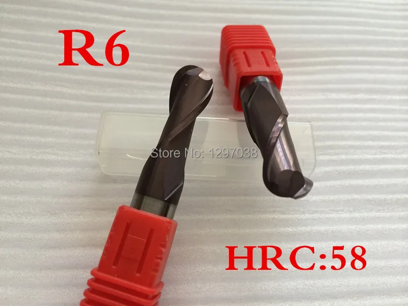 Good quality 2pcs 2 Flutes cutting hardness hrc58 R6 carbide ball end mill cnc Milling tools Milling cutter
Good quality 2pcs 2 Flutes cutting hardness hrc58 R6 carbide ball end mill cnc Milling tools Milling cutter