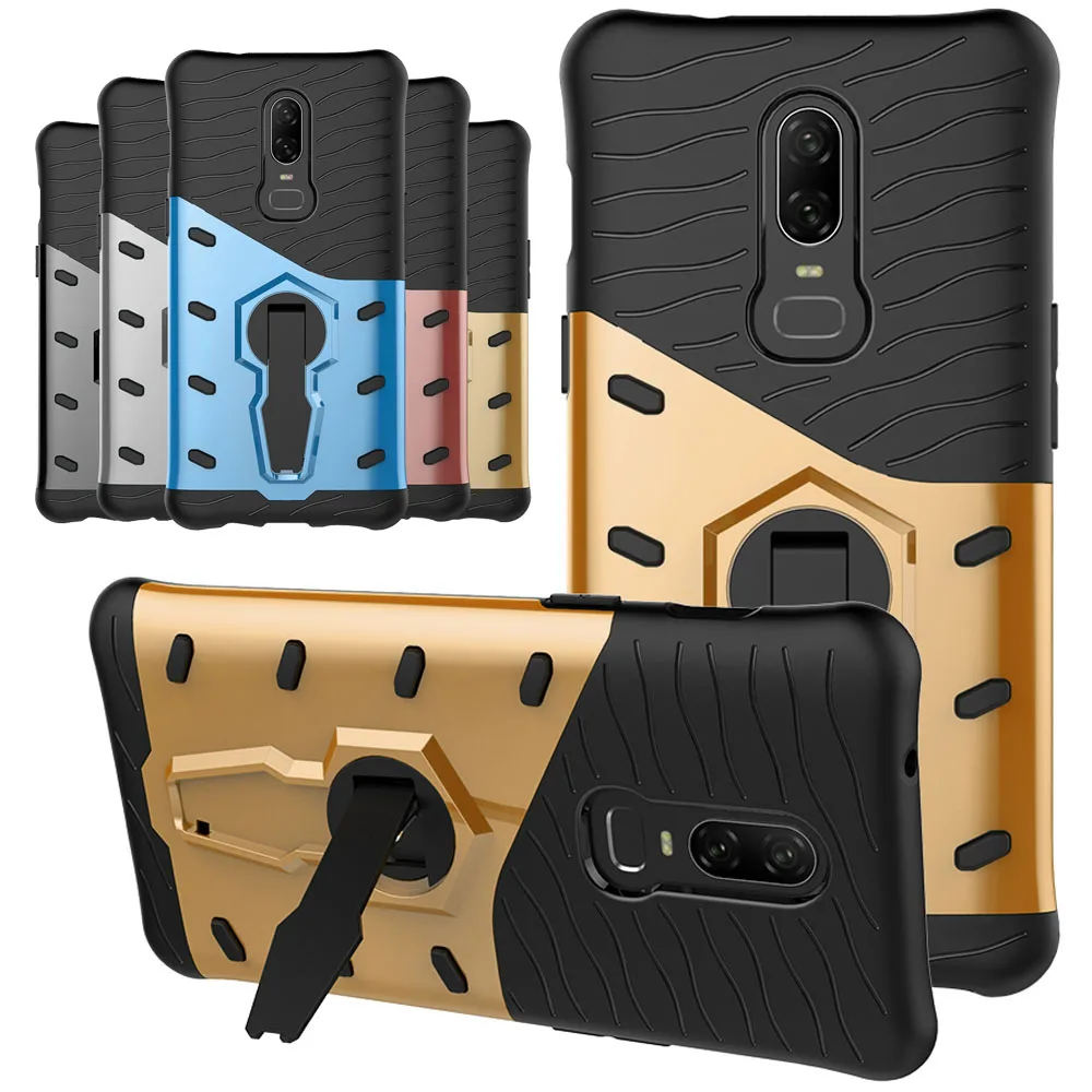 2 в 1 гибридный прочный Чехол для Oneplus 6 противоударный/Устойчивый к царапинам