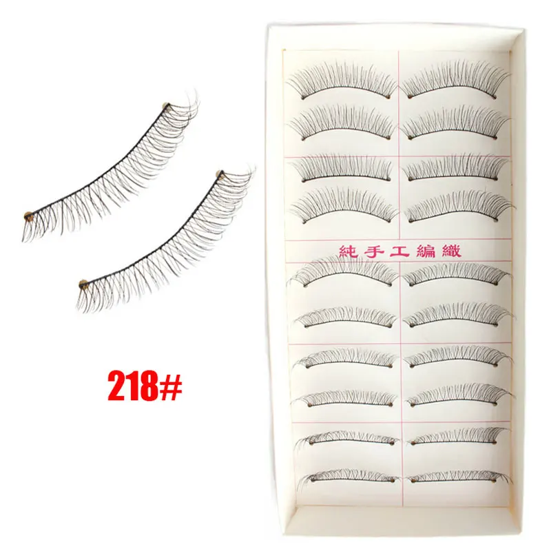 218# 10 Pairs NEW Handmade Natural Fashion Long Full Strip Eyelashes Fake Eyelashes Eye Lashes Free Shipping
218# 10 Pairs NEW Handmade Natural Fashion Long Full Strip Eyelashes Fake Eyelashes Eye Lashes Free Shipping