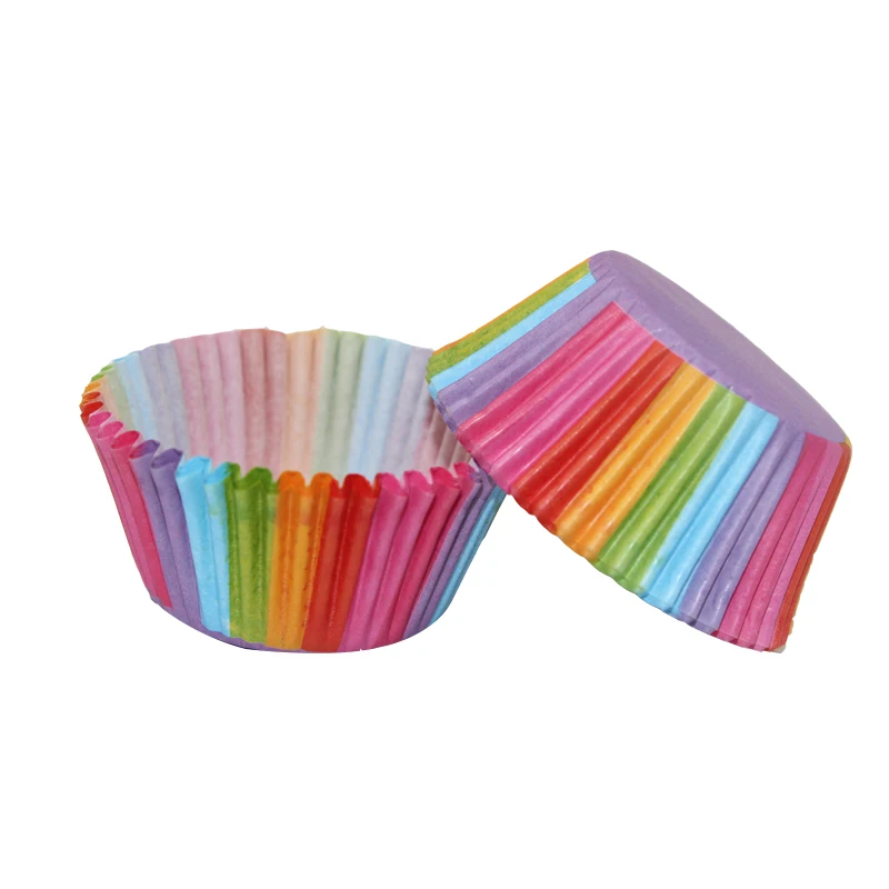 100pcs Colorful Rainbow Paper Cake Cupcake Liner Baking Muffin Box Cup Case Party Tray Cake Mold Decorating Tools11
100pcs Colorful Rainbow Paper Cake Cupcake Liner Baking Muffin Box Cup Case Party Tray Cake Mold Decorating Tools11