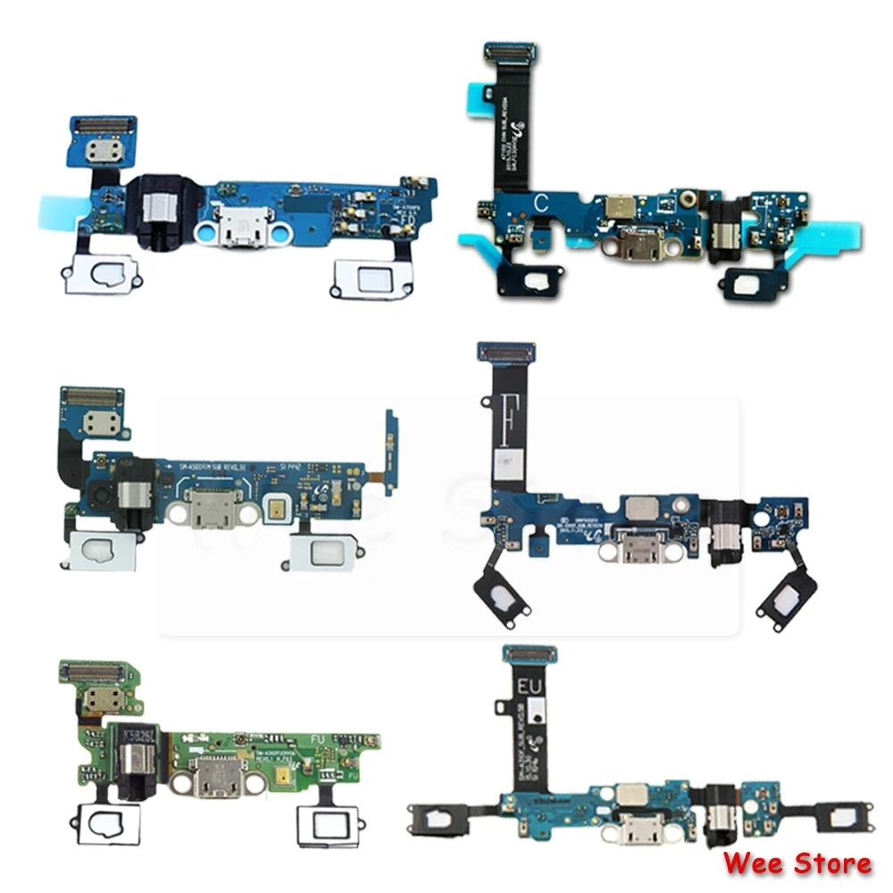 Фото Для Samsung Galaxy A3 A5 A7 2015 2016 A310f A510f A710f оригинальный USB порт для зарядки печатная плата