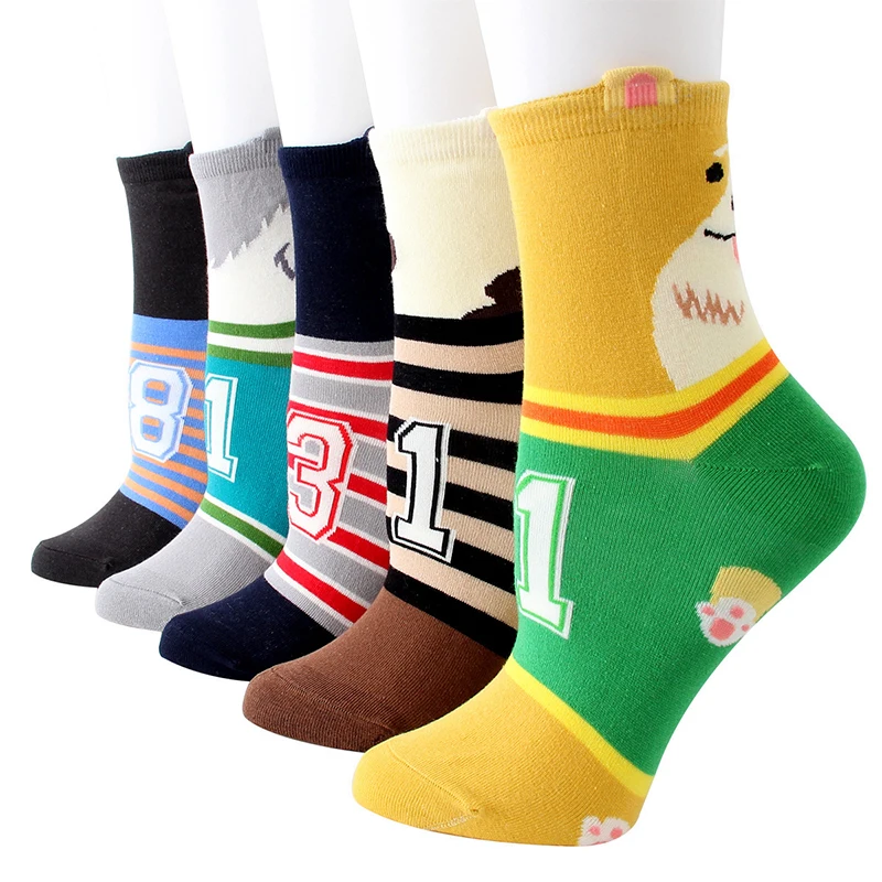 5 Pairs/Lot Fashion Funny Cat Dog Carton Summer Style Black Cotton Women Fashion Harajuku Color Socks Calcetines Meias
5 Pairs/Lot Fashion Funny Cat Dog Carton Summer Style Black Cotton Women Fashion Harajuku Color Socks Calcetines Meias