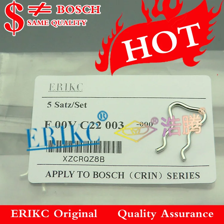 ERIKC F00VC22003 CR Fuel Injector Clip F 00V C22 003 Auto Diesel Pump Parts INJECTOR CLIP F00V C22 003 for Bico Fuel Injectors
ERIKC F00VC22003 CR Fuel Injector Clip F 00V C22 003 Auto Diesel Pump Parts INJECTOR CLIP F00V C22 003 for Bico Fuel Injectors