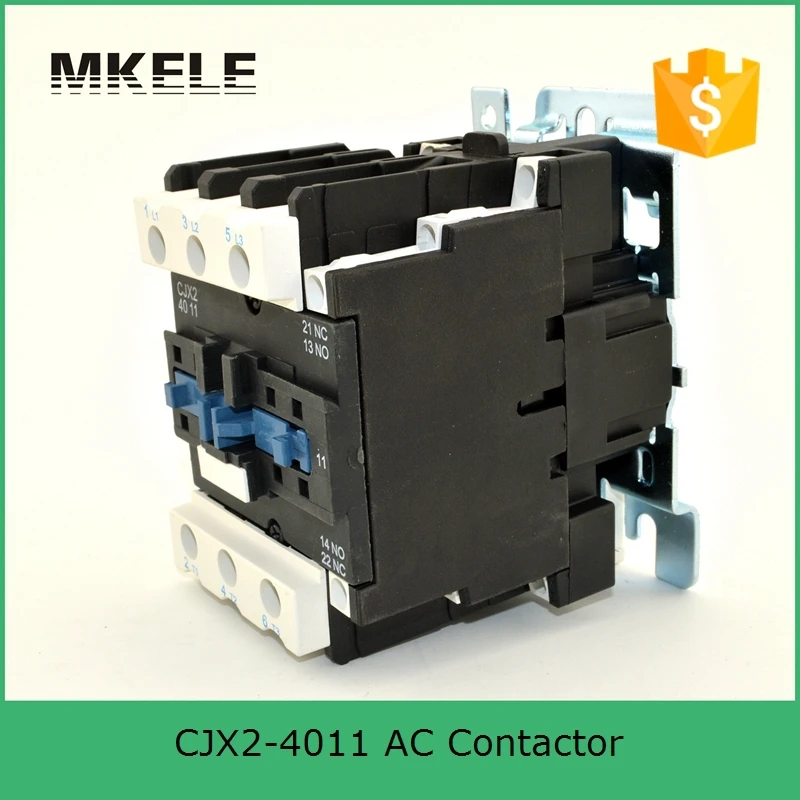 CJX2-4011 40A Номинальный ток 3P + NO + NC 85% серебряные контакты telemecx3 контактор электрический контактор типы высокого качества
CJX2-4011 40A Номинальный ток 3P + NO + NC 85% серебряные контакты telemecx3 контактор электрический контактор типы высокого качества