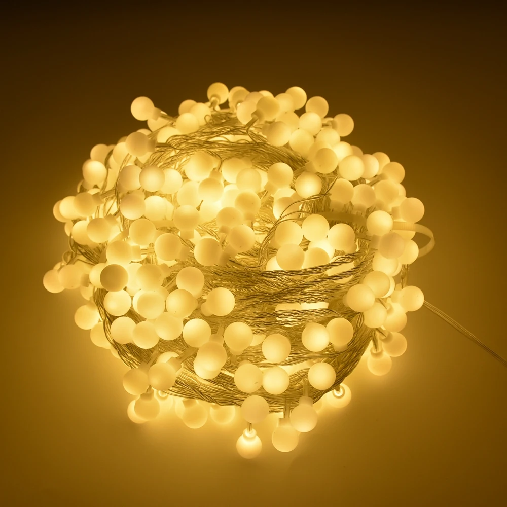 50M 400leds Ball Christmas LED String Lights 220V IP44 Outdoor Wedding Party Holiday Bulb Decoration Lights
50M 400leds Ball Christmas LED String Lights 220V IP44 Outdoor Wedding Party Holiday Bulb Decoration Lights