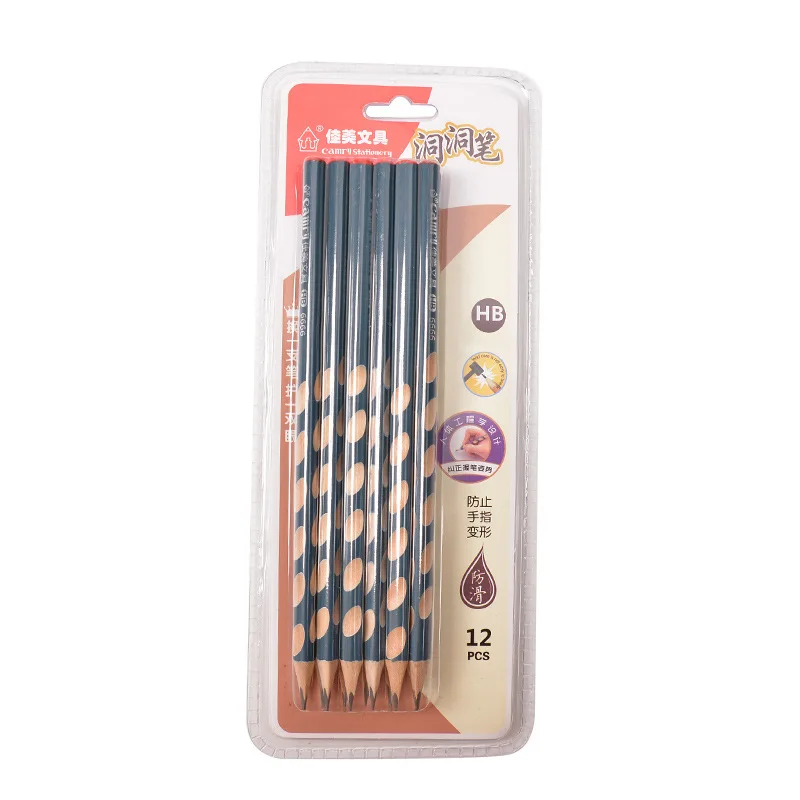12pcs/set hole pencil Triangle correction grip student wooden pencil triangle pen School Items School Pencil
12pcs/set hole pencil Triangle correction grip student wooden pencil triangle pen School Items School Pencil