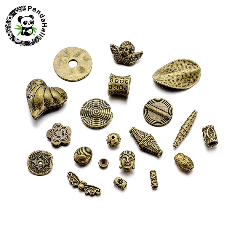 Alloy Finding Spacer Metal Beads for Jewelry Making Mixed Shape 4~50x4~40mm Hole: 1~5mm
Alloy Finding Spacer Metal Beads for Jewelry Making Mixed Shape 4~50x4~40mm Hole: 1~5mm