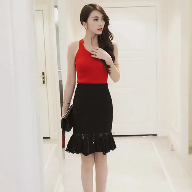 SEXMKL Plus Size White Lace Skirt Women 2020 Autumn Winter High Waist Ruffle Skirts Bodycon Ladies Streetwear Black Pencil Skirt
SEXMKL Plus Size White Lace Skirt Women 2020 Autumn Winter High Waist Ruffle Skirts Bodycon Ladies Streetwear Black Pencil Skirt