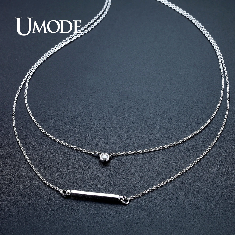 UMODE Simple Mutil Link Chain Pendant Necklaces for Women Fashion Jewelry Bar Colar Feminino Christmas Gifts UN0266
UMODE Simple Mutil Link Chain Pendant Necklaces for Women Fashion Jewelry Bar Colar Feminino Christmas Gifts UN0266