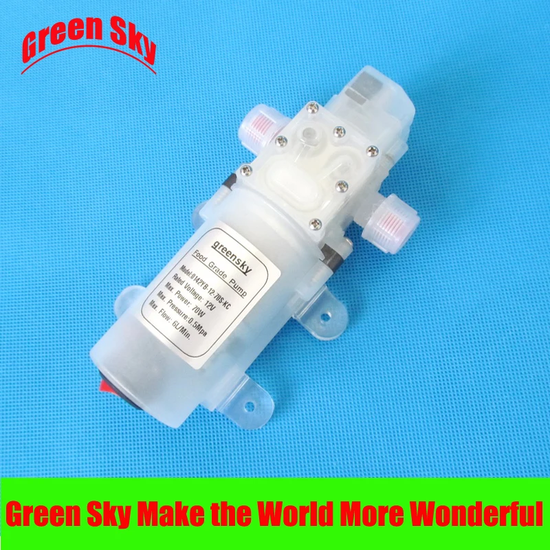 6L/Min 70W 12V automatic pressure switch type with on/off button and dc jack food water pump
6L/Min 70W 12V automatic pressure switch type with on/off button and dc jack food water pump