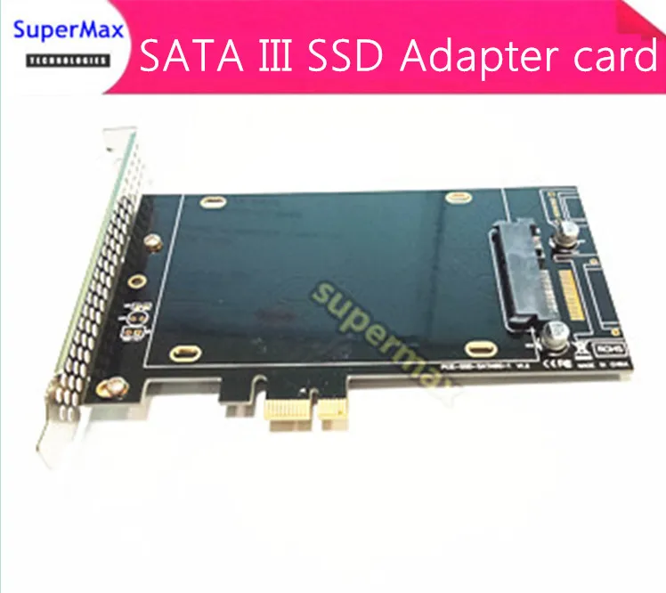 Speed PCI-e express SATA III SSD Adapter with SATA III port for MAC PRO 08-12/OSX 10.8-10.12/MP3.1-5.1
Speed PCI-e express SATA III SSD Adapter with SATA III port for MAC PRO 08-12/OSX 10.8-10.12/MP3.1-5.1