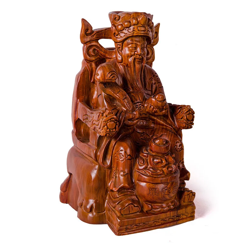Shengwei of hand carved statues African pear upscale sit-Treasurer Desktop Decoration
Shengwei of hand carved statues African pear upscale sit-Treasurer Desktop Decoration