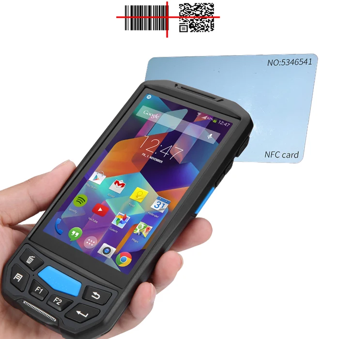 Bluetooth 13 56 МГц Android rfid считыватель телефона nfc терминал мобильный uhf 2D qr сканер штрих