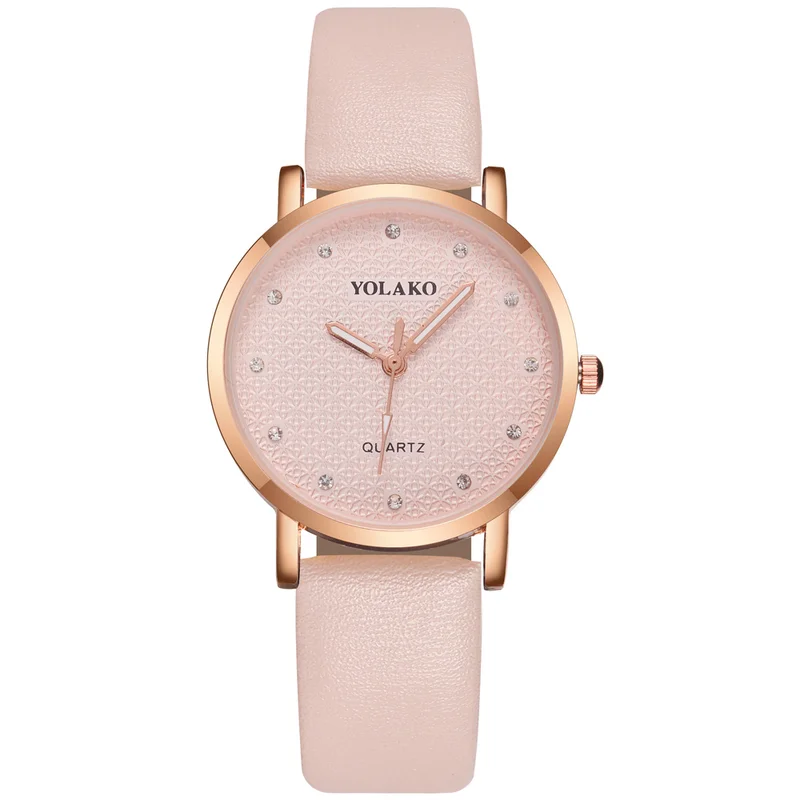 Hot Selling Lady's Simple Fashion Watch Flat Smooth Leather Belt Quartz | Наручные часы