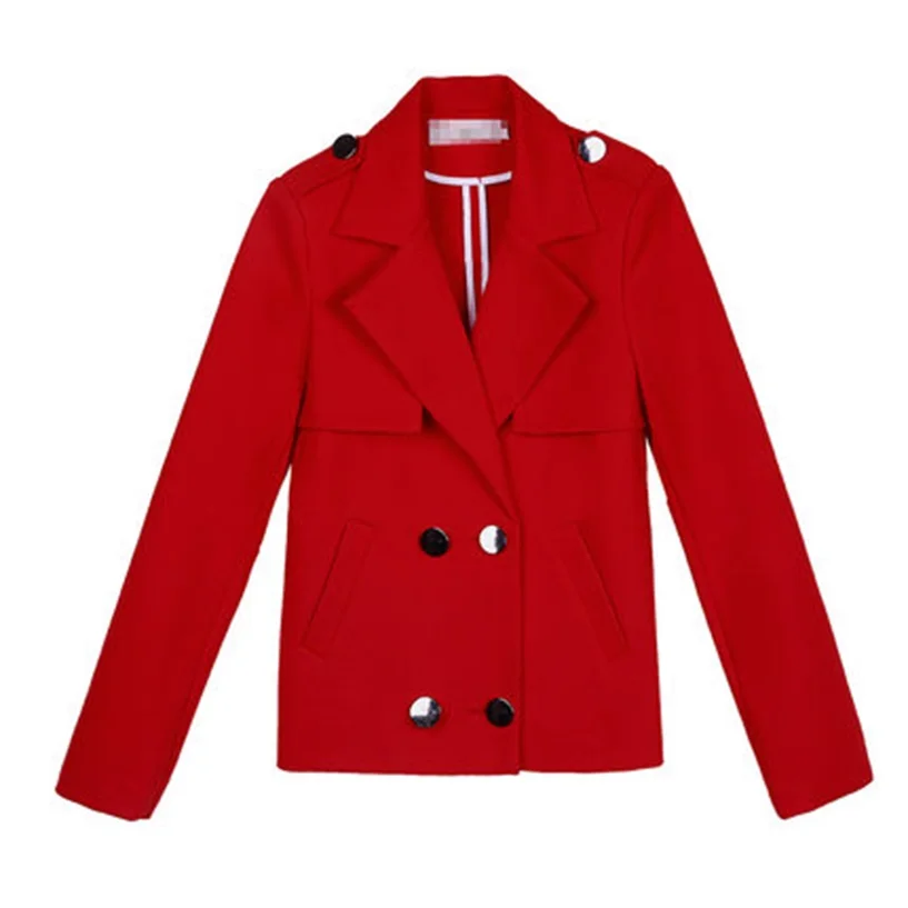 Slim jacket women's short new spring and autumn wild students wild long-sleeved Korean version of the solid color jacket JQ08
Slim jacket women's short new spring and autumn wild students wild long-sleeved Korean version of the solid color jacket JQ08