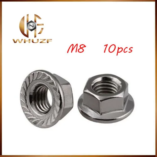 Free shipping 10pcs/lot Metric thread DIN6923 M8 304 Stainless Steel Hex Flange Nuts m8 nuts,nut
Free shipping 10pcs/lot Metric thread DIN6923 M8 304 Stainless Steel Hex Flange Nuts m8 nuts,nut