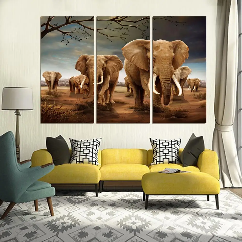 Drop shipping 3 Panel printed painting Elephant painting Wall Art Picture Home Decoration Living Room Modern painting LS636
Drop shipping 3 Panel printed painting Elephant painting Wall Art Picture Home Decoration Living Room Modern painting LS636