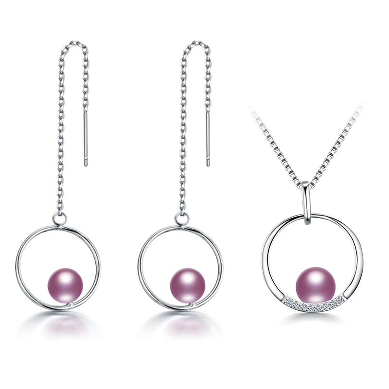Dainashi classic round design noble popular style 925 original silver pearl jewelry sets with drop long earrings and pendants
Dainashi classic round design noble popular style 925 original silver pearl jewelry sets with drop long earrings and pendants