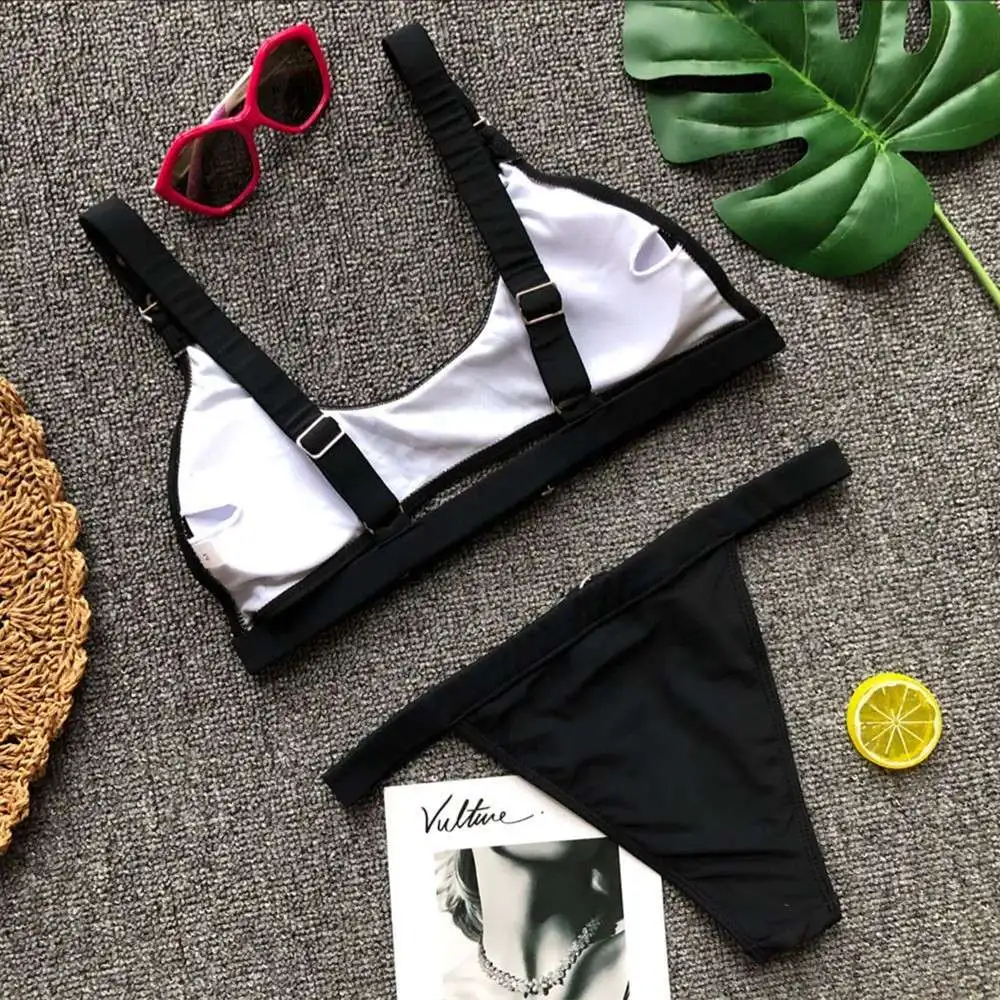 New Stylish Sexy Leopard Bikini Set Halter Swimwear Swimsuit Women 2019 Push-up Padded Bra Bandage Bathing Suit Metal Buckle
New Stylish Sexy Leopard Bikini Set Halter Swimwear Swimsuit Women 2019 Push-up Padded Bra Bandage Bathing Suit Metal Buckle