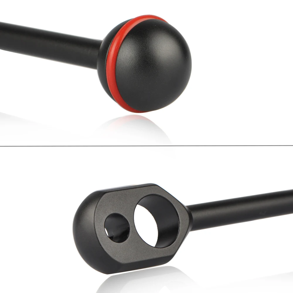 5.5" Aluminum 1"Ball to YS Head Adapter Lightweight Joint Arm for Underwater Strobe Housing Light Diving Tray Handle System |