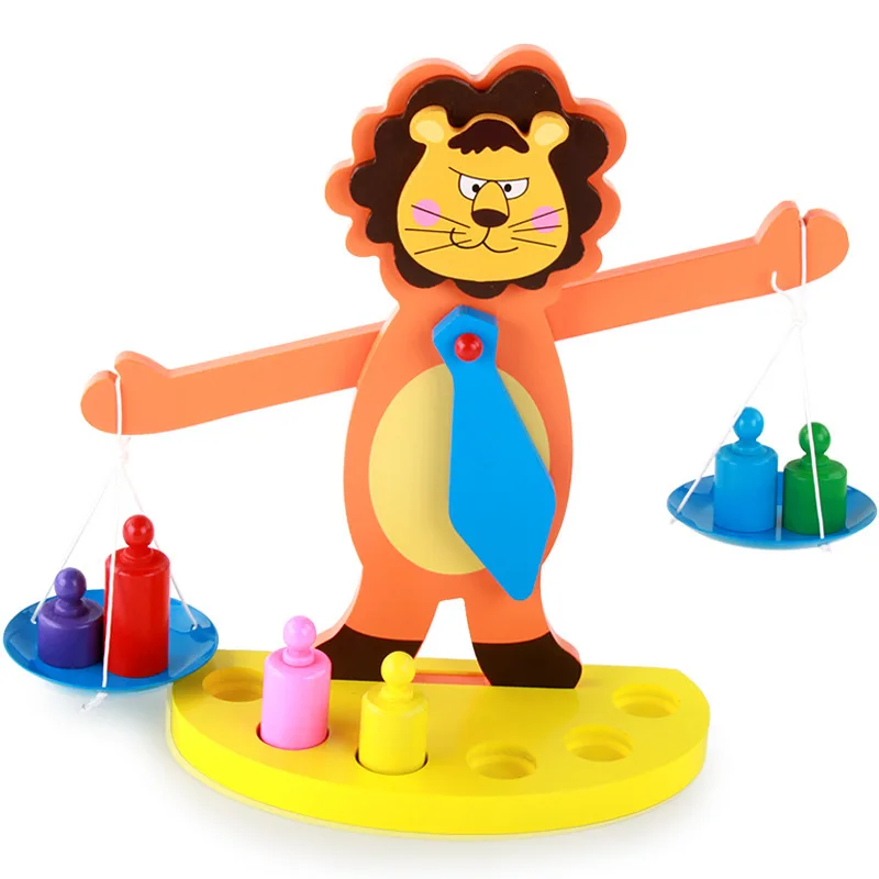 Baby Montessori Toys Wooden Lion Rainbow Balance Blocks Toys Colorful Early Math Early Ed Children Gift Toys For Children
Baby Montessori Toys Wooden Lion Rainbow Balance Blocks Toys Colorful Early Math Early Ed Children Gift Toys For Children