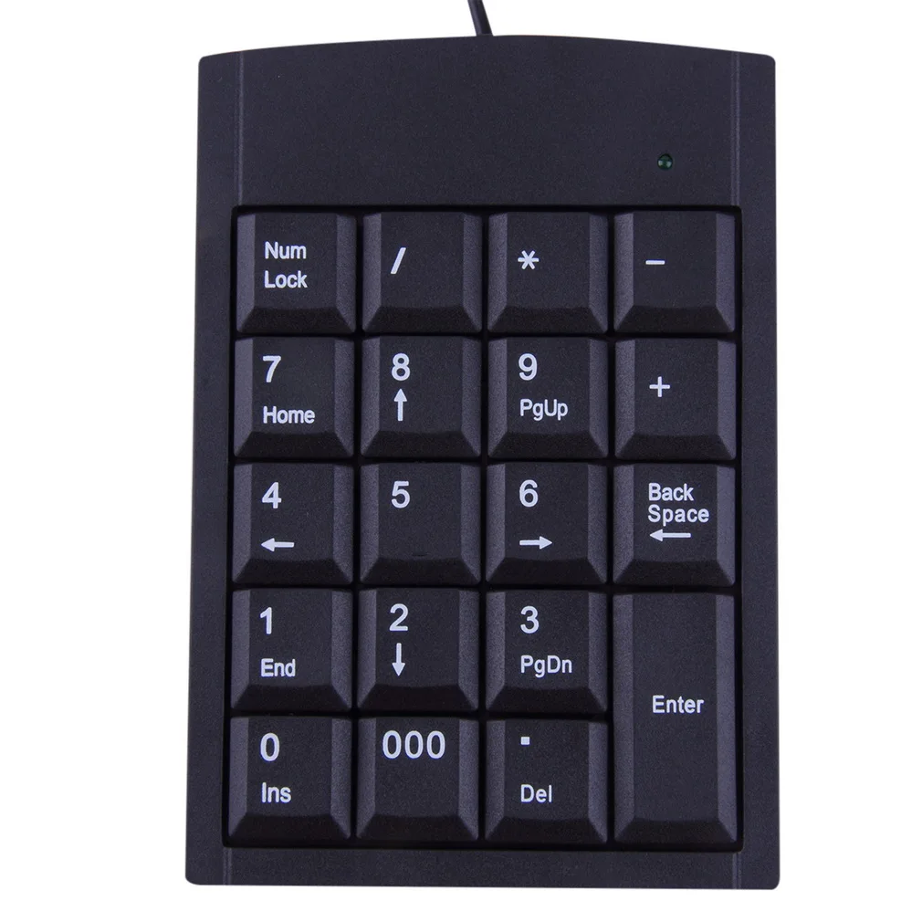 19 Keys Mini USB Numeric Keyboard Wired Numeric Keyboard Keypad Numeric keypad Adapter for Laptop PC Windows
19 Keys Mini USB Numeric Keyboard Wired Numeric Keyboard Keypad Numeric keypad Adapter for Laptop PC Windows