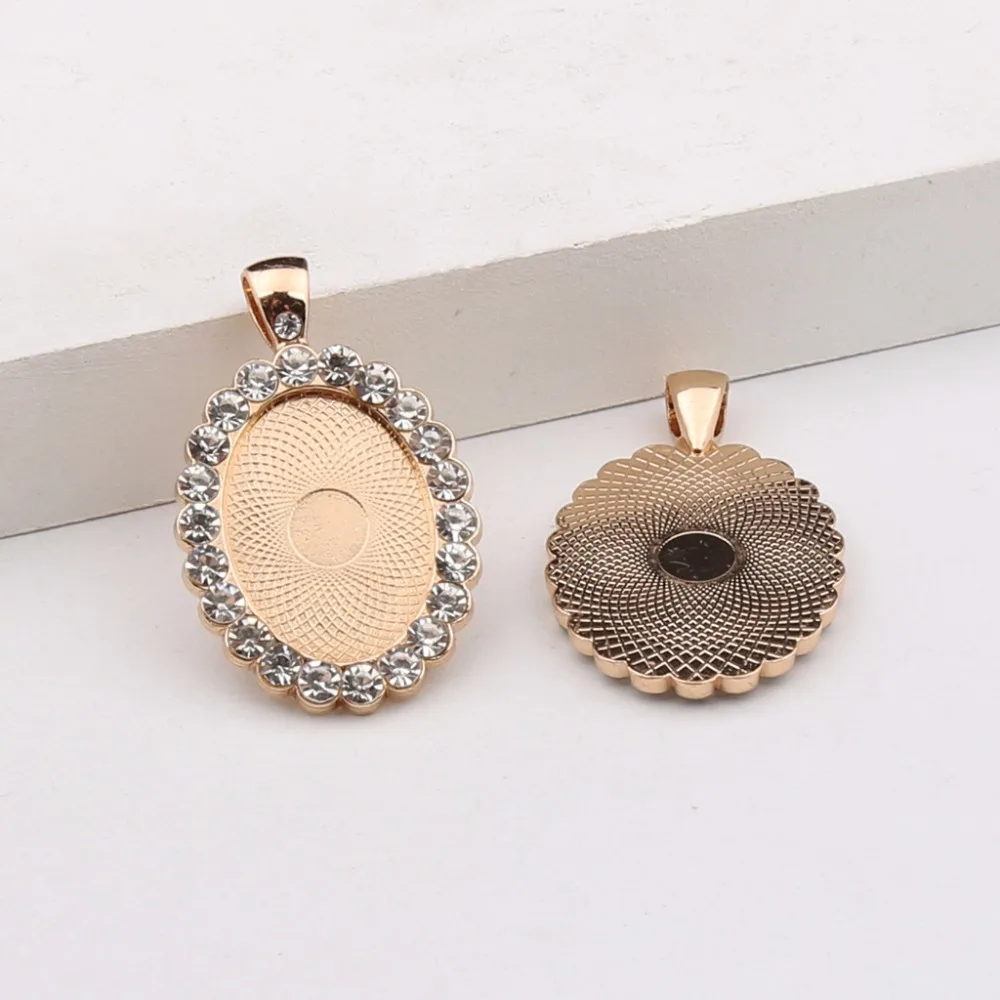 reidgaller 5pcs gold blank oval frame cabochon settings 18x25mm crystal rhinestone pendant base trays diy metal bezels
reidgaller 5pcs gold blank oval frame cabochon settings 18x25mm crystal rhinestone pendant base trays diy metal bezels