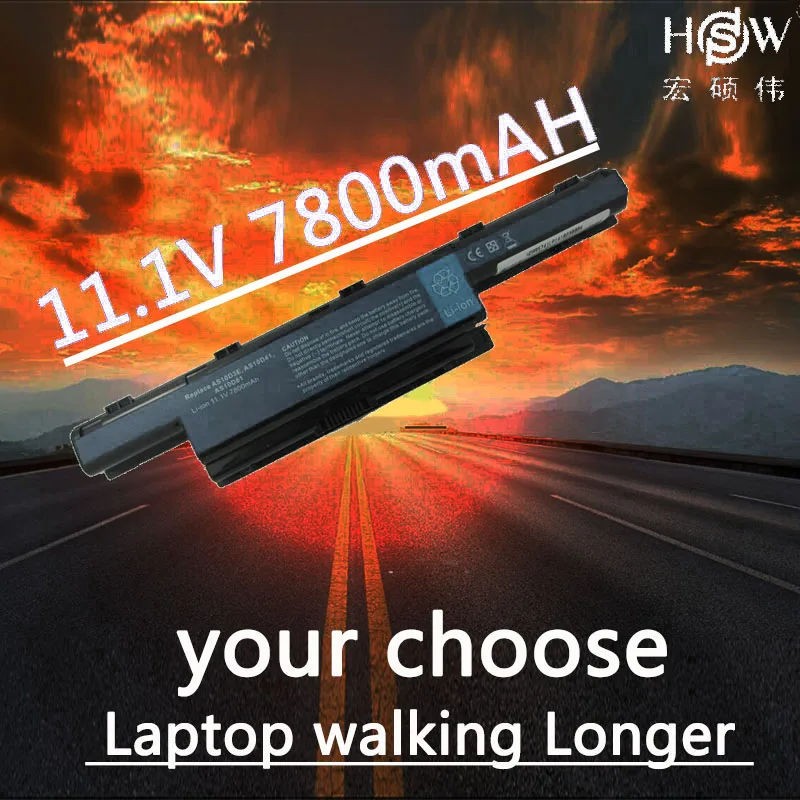 Аккумулятор для ноутбука HSW 3ICR19/66 2 934T2078F AS10D31 AS10D3E AS10D41 AS10D51 AS10D61 AS10D71 AS10D73