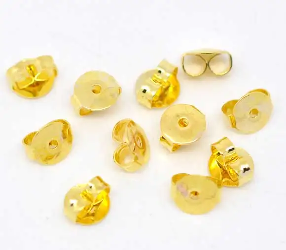 Copper Earring Findings Ear Nuts Post Stopper Round White Gold Color 5mm( 2/8") x 3mm( 1/8"), 150 PCs
Copper Earring Findings Ear Nuts Post Stopper Round White Gold Color 5mm( 2/8") x 3mm( 1/8"), 150 PCs