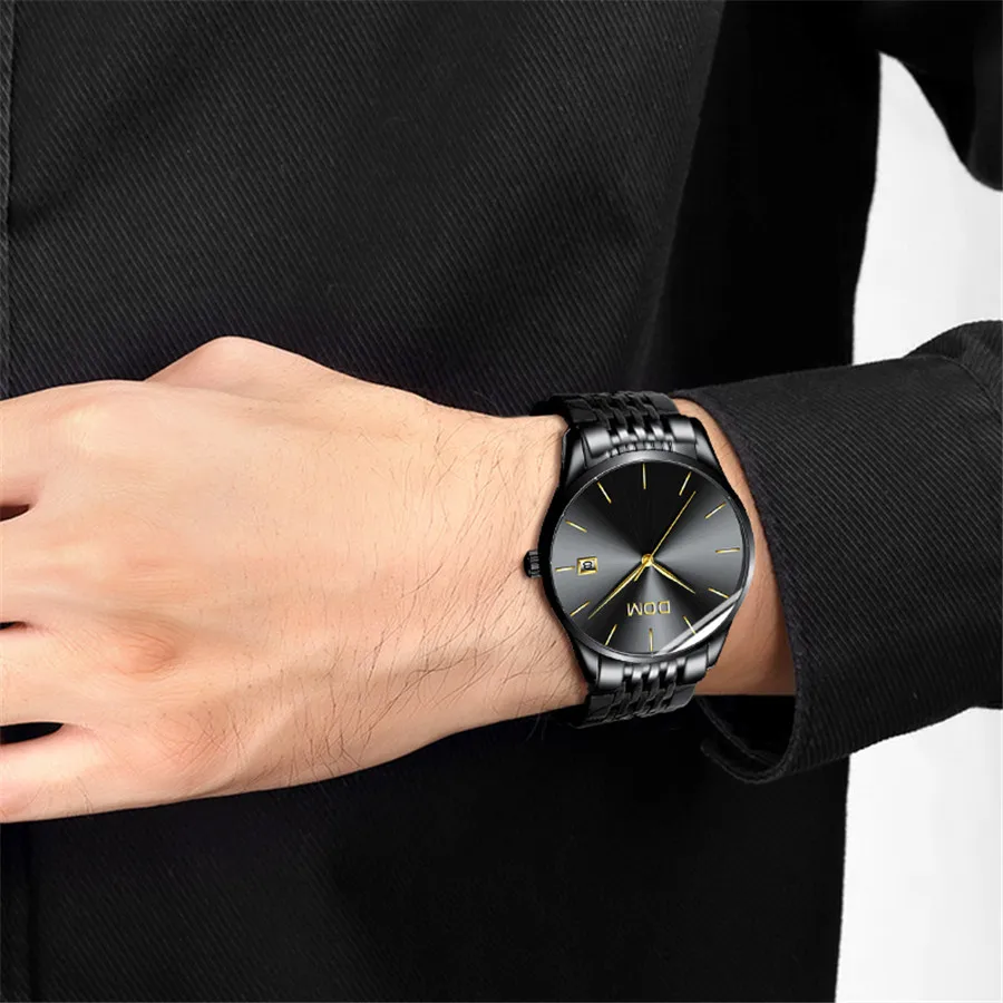 DOM Ultra Thin Watch Men Waterproof Analog Calendar Quartz Mens Watches Fashion Luxury Hours Relogios Masculino with Box 2017
DOM Ultra Thin Watch Men Waterproof Analog Calendar Quartz Mens Watches Fashion Luxury Hours Relogios Masculino with Box 2017
