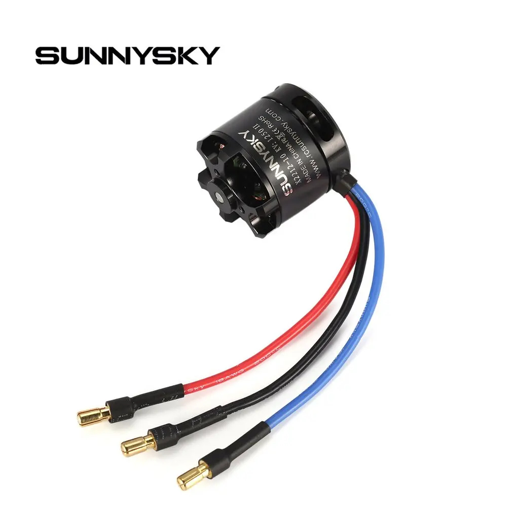 SUNNYSKY X2212 1250KV II 2-4S бесщеточный двигатель с коротким валом для RC 400-800g фиксированным
