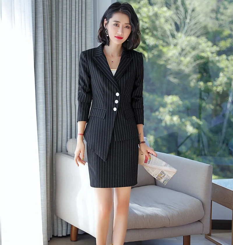 2018 Autumn Winter Fashion Irregular Business Suits With Blazer and Skirt Professional Ladies Office Work Sets Uniform Styles
2018 Autumn Winter Fashion Irregular Business Suits With Blazer and Skirt Professional Ladies Office Work Sets Uniform Styles